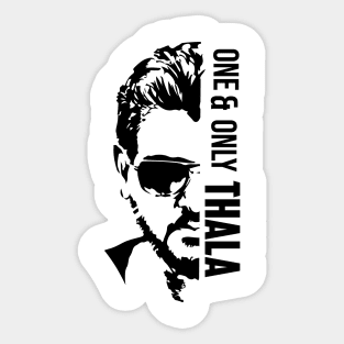 Ajith kumar One and Only Thala Kollywood Tamil Sticker